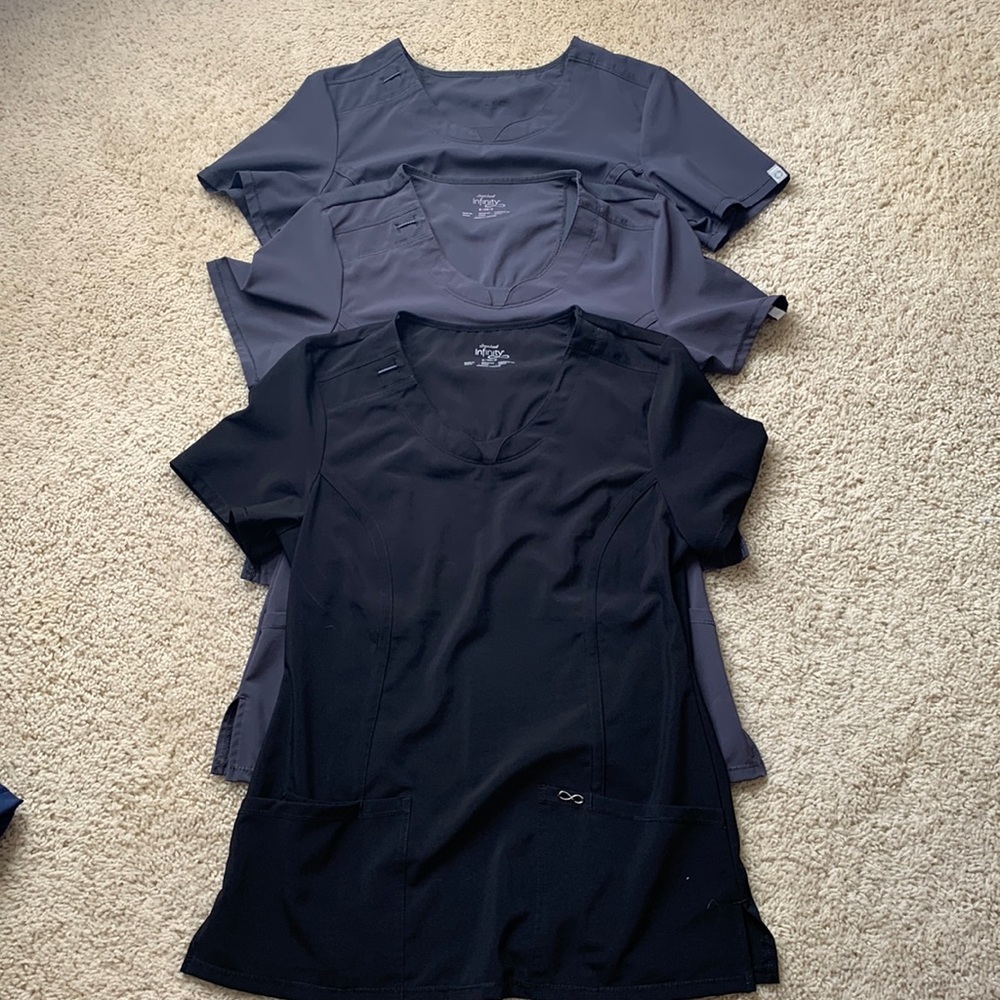 EUC Cherokee infinity scrub tops bundle
